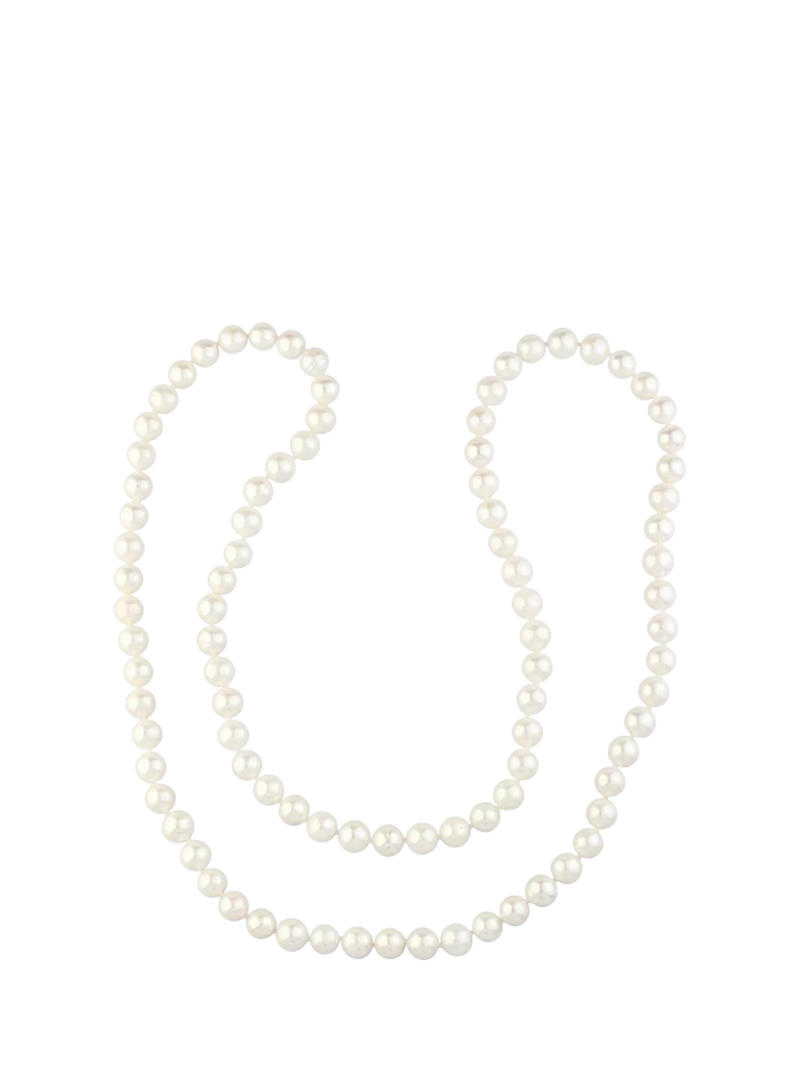 E.W Adams long pearl necklace 86cm (British brand)