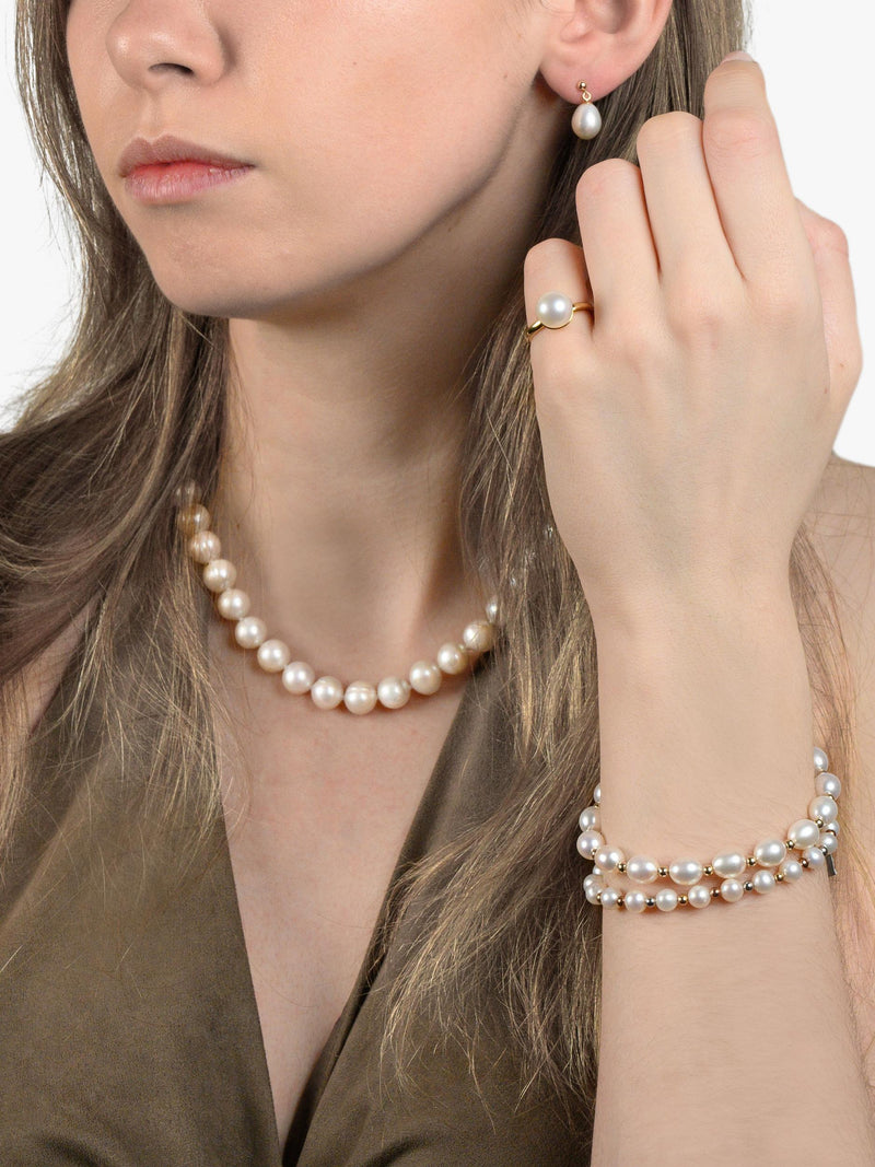 E.W Adams long pearl necklace 86cm (British brand)