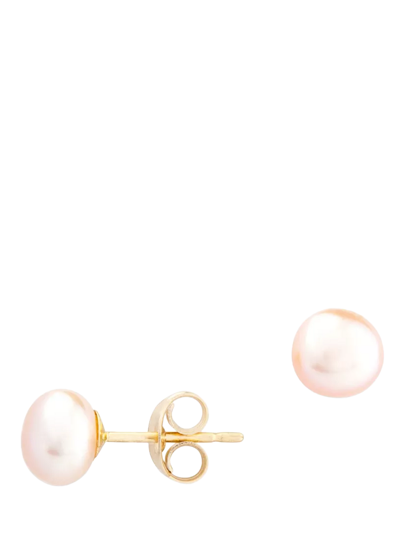 E.W Adams freshwater pearl stud earrings 9ct gold, UK version