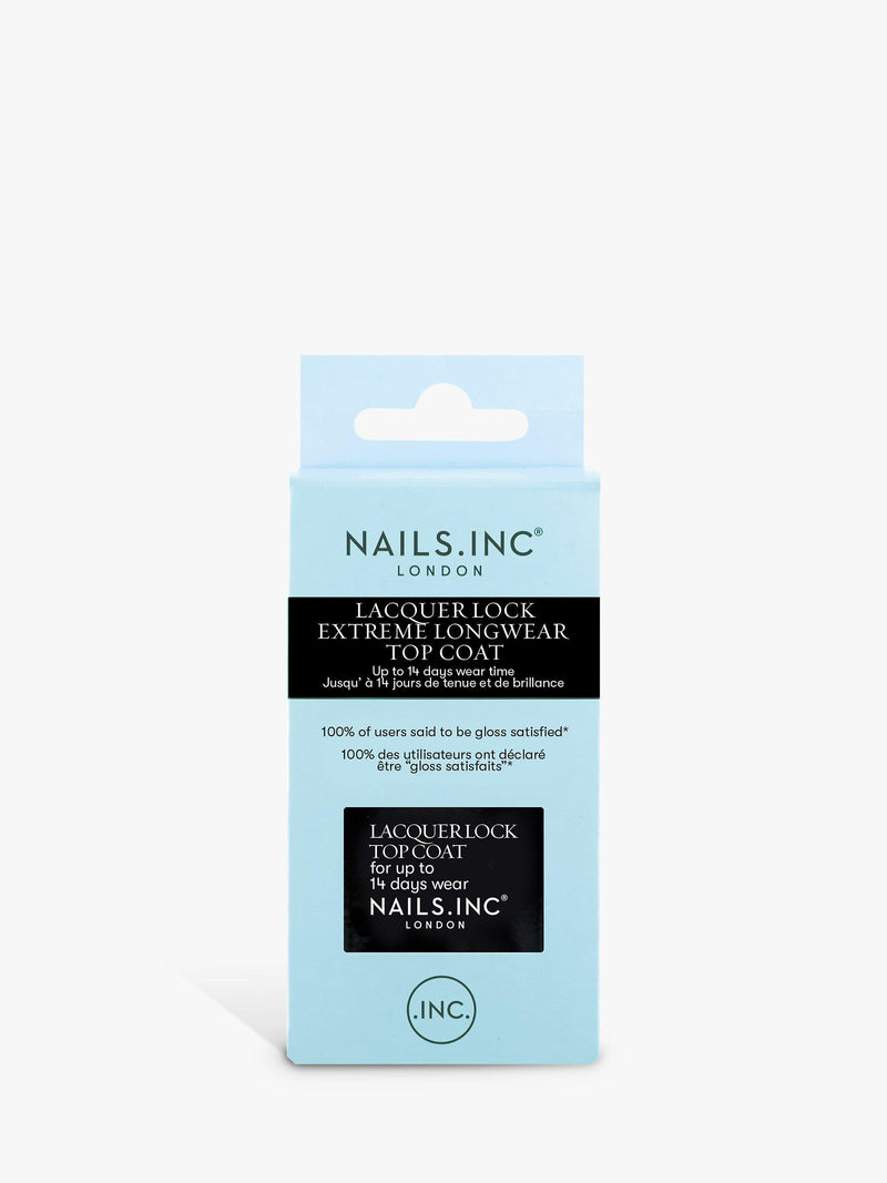 Nails Inc Lacquer Lock top coat 14ml, imported from the UK
