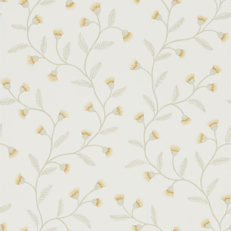 Sanderson Home Everly wallpaper with wild chamomile floral design (British brand)