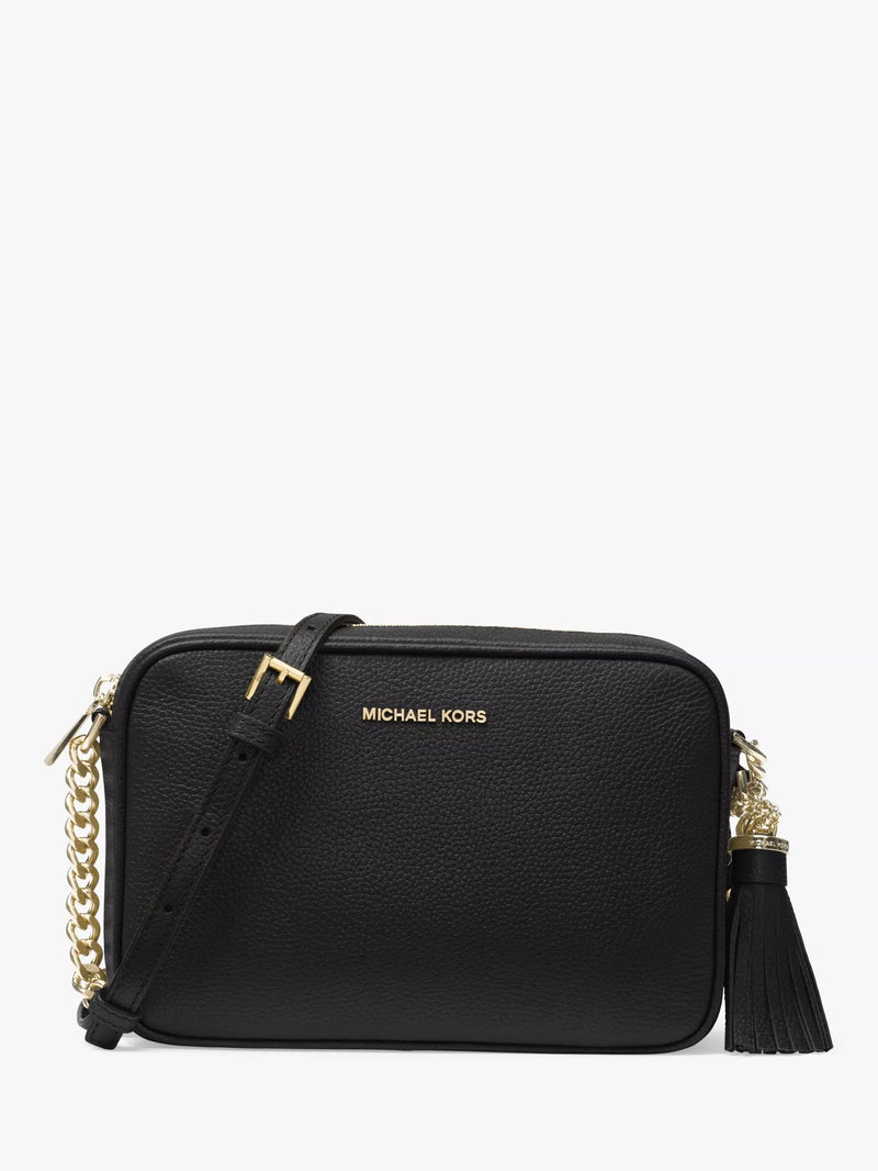 Michael Kors Ginny leather camera cross body bag, UK version
