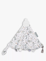 John Lewis Textured Baby Teething Comforter with Panda Design, Grey/White- Buy online at McGrocer