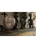 Nova Rico Colombo illuminated globe 30cm walnut pedestal, imported from the UK