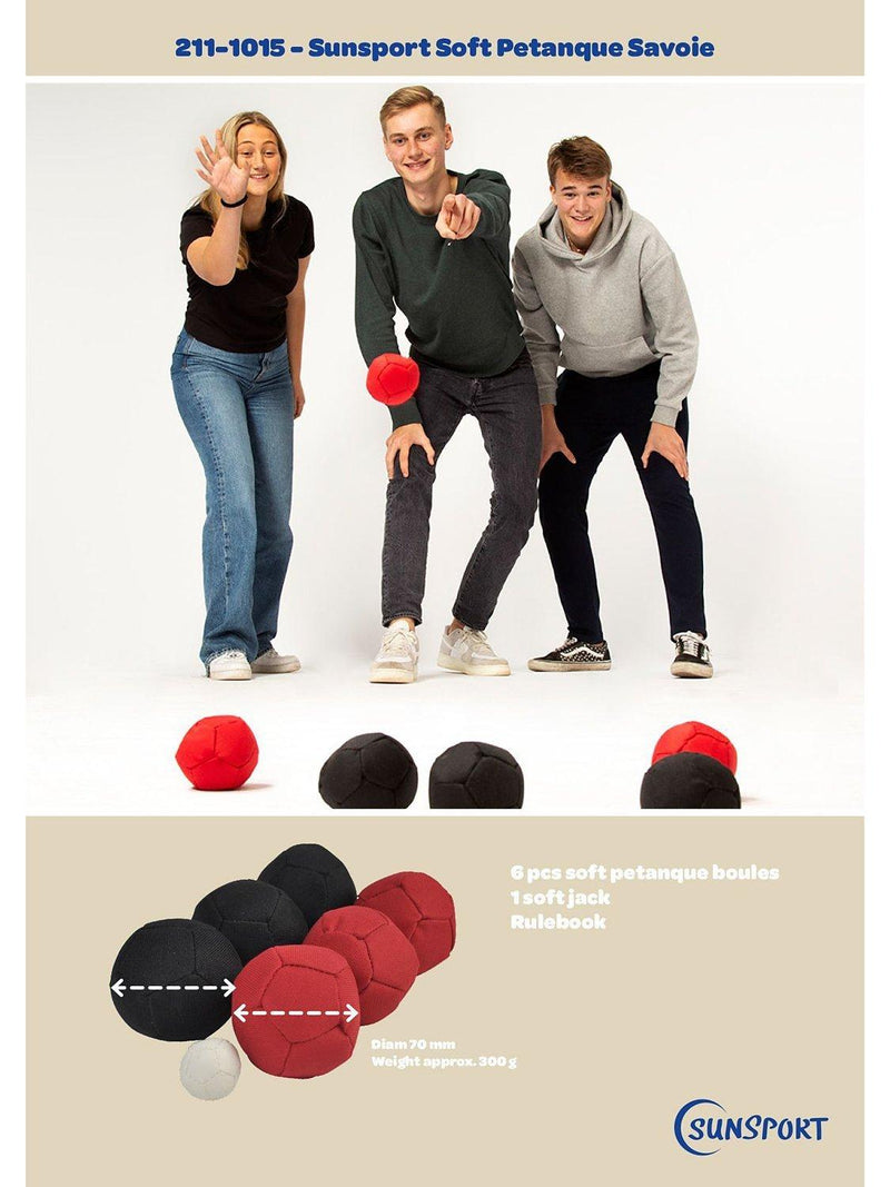 Sunsport Savoie Soft Petanque Set with balls and jack (British brand)