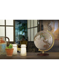National Geographic executive brass edge globe brown 30cm, imported from the UK
