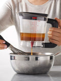 OXO trigger-operated gravy separator jug 900ml, imported from the UK