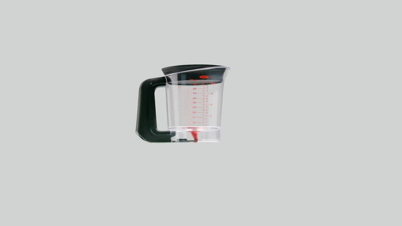 OXO trigger-operated gravy separator jug 900ml, imported from the UK