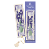 Textile Heritage Victorian Lavender Bookmark cross stitch kit, imported from the UK