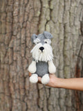 TOFT Romeo the Schnauzer crochet kit, UK version