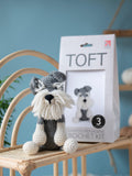 TOFT Romeo the Schnauzer crochet kit, UK version