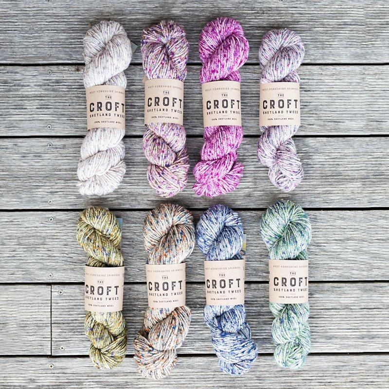 West Yorkshire Spinners Croft knitting pattern book, UK version