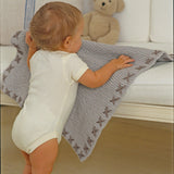 Sirdar baby blanket knitting pattern - (British brand)