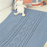 Sirdar baby blanket knitting pattern - (British brand)
