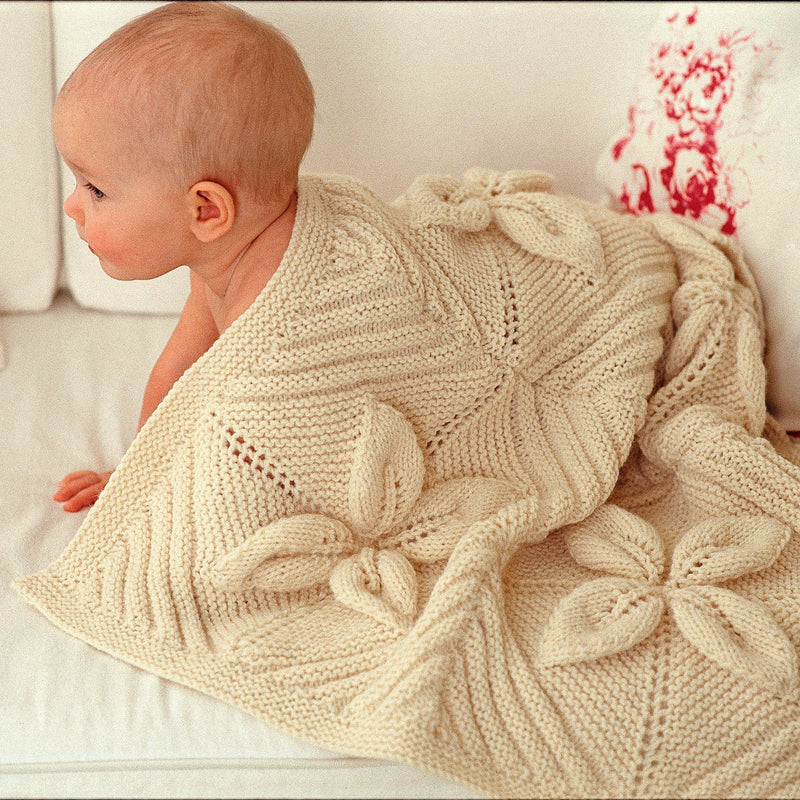 Sirdar baby blanket knitting pattern - (British brand)