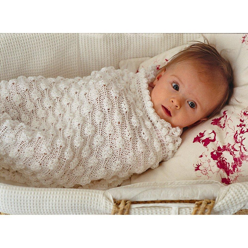 Sirdar baby blanket knitting pattern - (British brand)