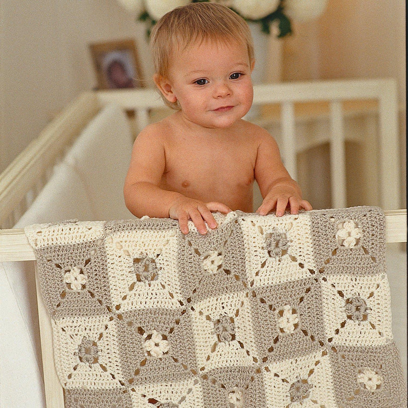Sirdar baby blanket knitting pattern - (British brand)