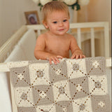 Sirdar baby blanket knitting pattern - (British brand)