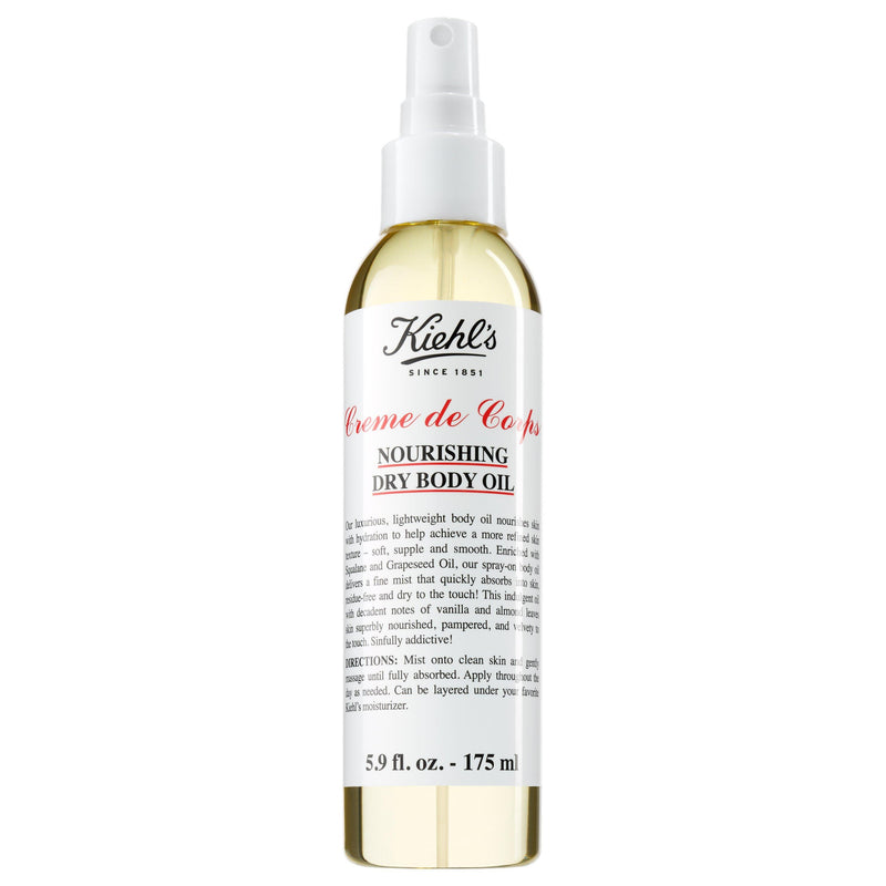 Kiehl's nourishing body oil with squalane and grapeseed oil, UK version