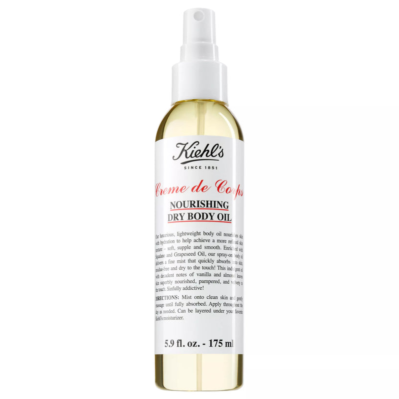 Kiehl's nourishing body oil with squalane and grapeseed oil, UK version