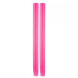 True Grace dinner candle fluorescent pink pair, UK version
