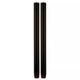 True Grace dinner candles black pair - British product
