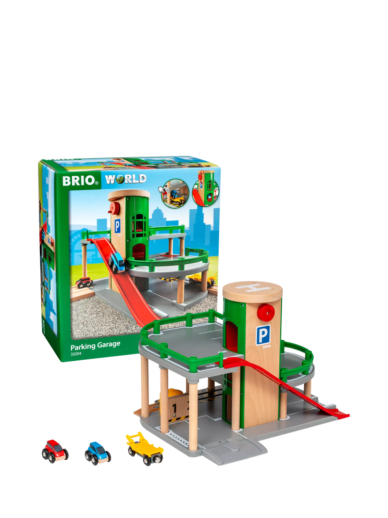 BRIO World Parking Garage wooden playset, UK version