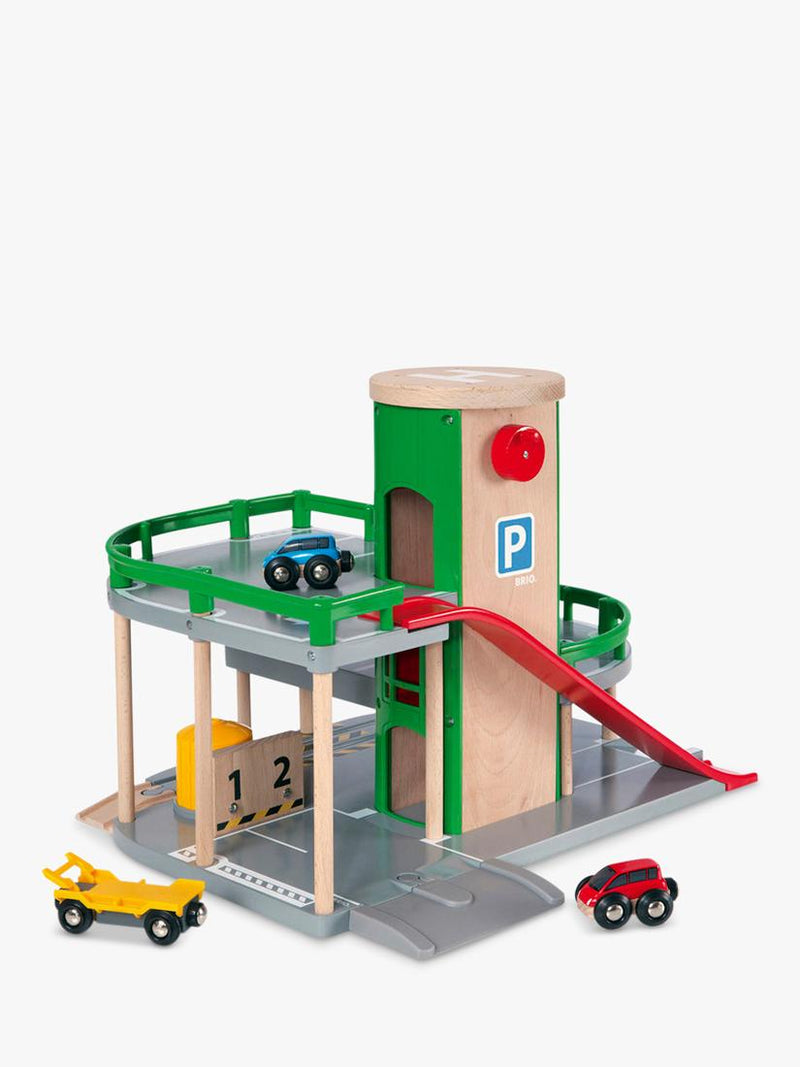 BRIO World Parking Garage wooden playset, UK version