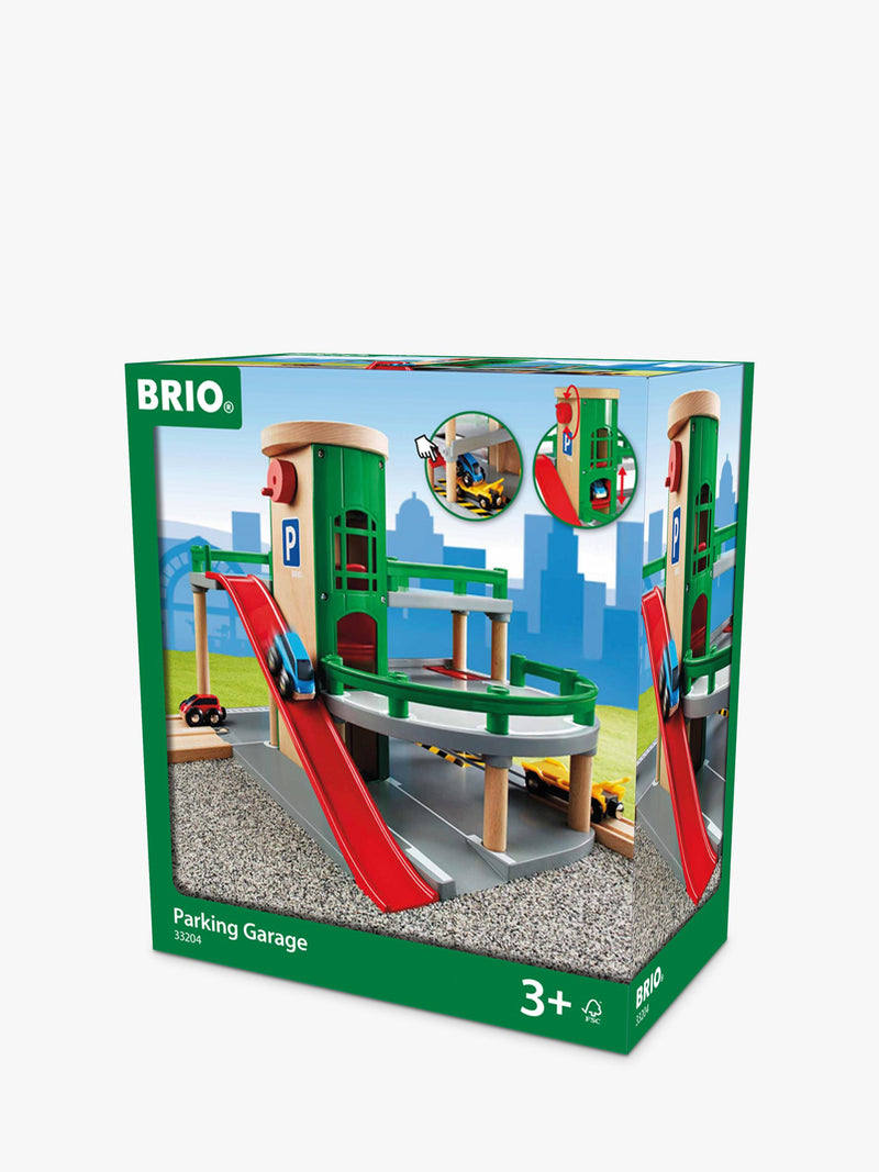 BRIO World Parking Garage wooden playset, UK version