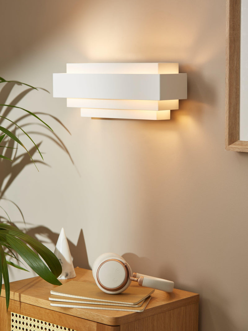 John Lewis Mezze wall light white, UK version