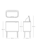 Brabantia Bo Touch Bin 36L - British product