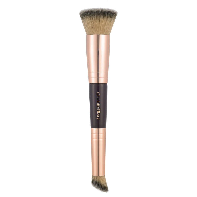 Charlotte Tilbury dual-head contour makeup brush - British product