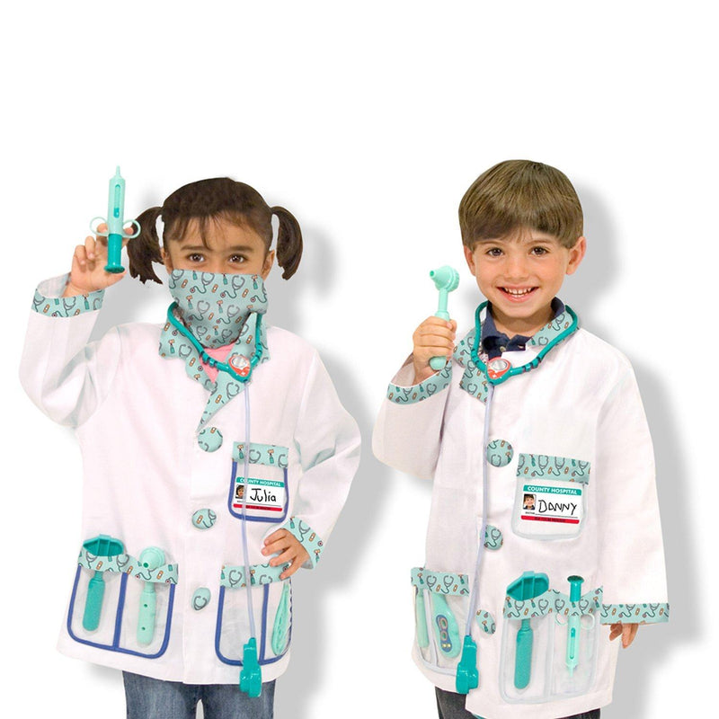 Melissa & Doug doctor children's costume 3-6 years (British brand)