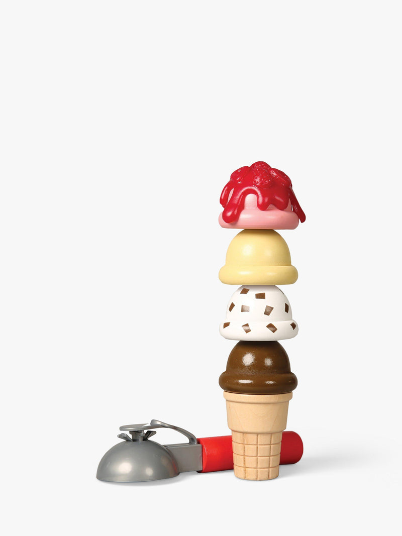 Melissa & Doug ice cream counter pretend play set 28 pieces, imported from the UK