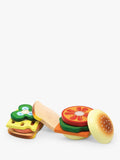 Melissa & Doug wooden sandwich set with 16 pieces - British product