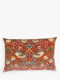 Morris & Co. Strawberry Thief Velvet Cushion 60 x 40cm