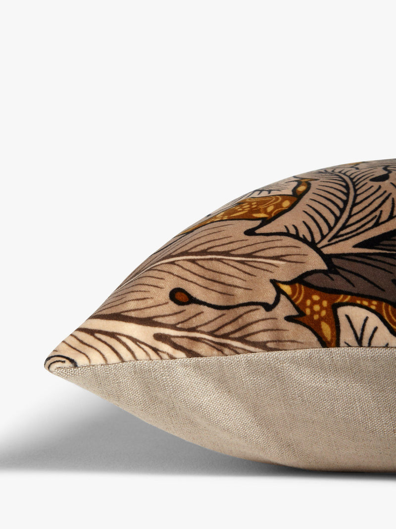 Morris & Co. Acanthus Velvet cushion 50cm - British product