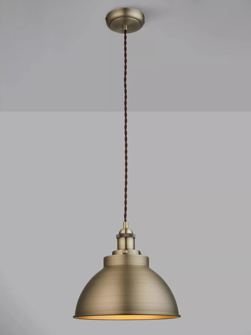 John Lewis Baldwin Pendant Ceiling Light Aged