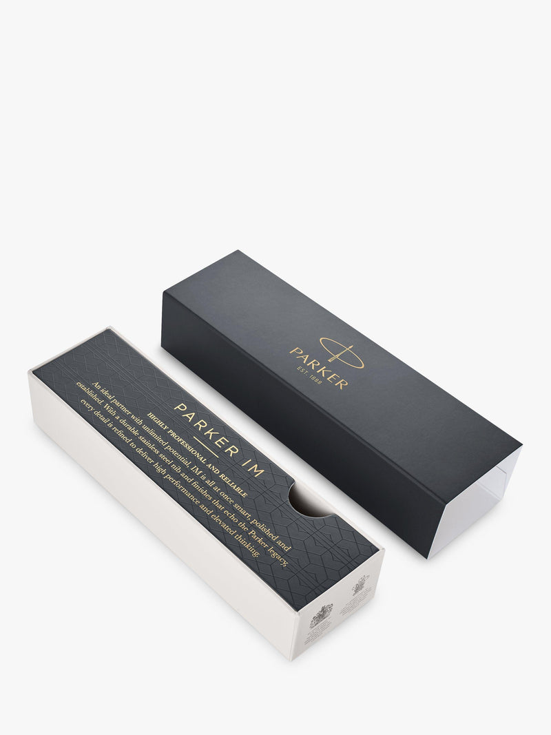 PARKER rollerball pen black chrome trim, imported from the UK