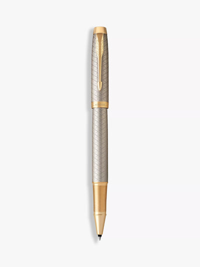 John Lewis PARKER IM Premium Chiselled Rollerball Pen, Grey- Buy online at McGrocer