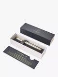 PARKER IM Premium Chiselled Rollerball Pen, grey gold-effect trim, imported from the UK