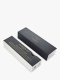 PARKER IM Premium Chiselled Rollerball Pen, grey gold-effect trim, imported from the UK
