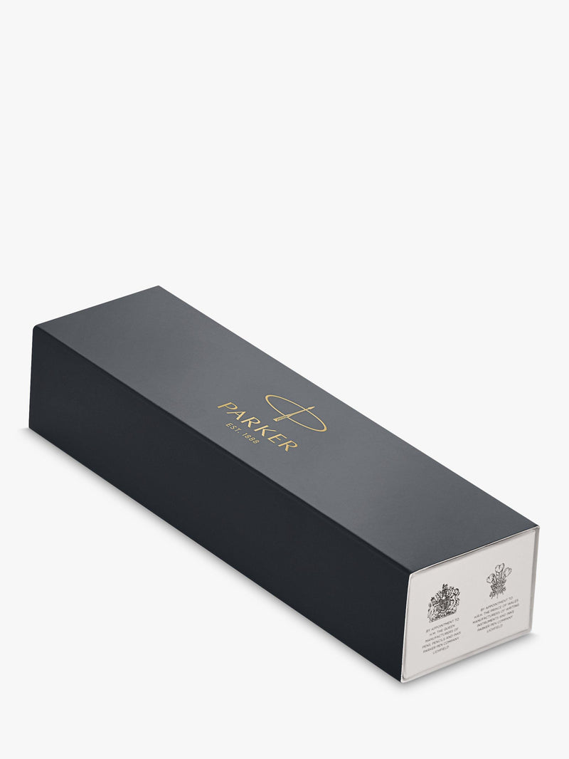 PARKER IM Premium Chiselled Rollerball Pen, grey gold-effect trim, imported from the UK