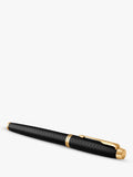 Parker IM Premium Chiselled Rollerball Pen in Black, imported from the UK