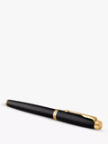 Parker IM Premium Chiselled Rollerball Pen in Black, imported from the UK