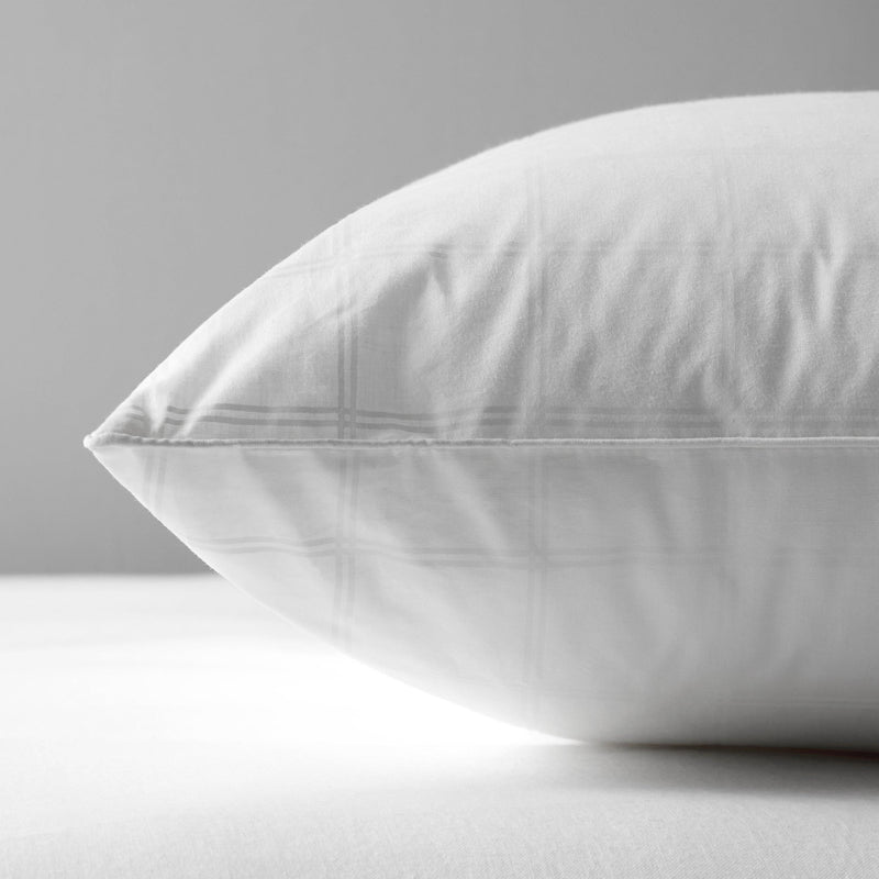 John Lewis standard firm pillow with synthetic clusterfibre filling, UK version