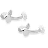 Georg Jensen Infinity Cufflinks in silver, imported from the UK