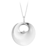 Georg Jensen Hidden Heart pendant necklace sterling silver - British product