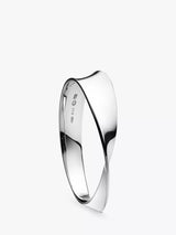 John Lewis Georg Jensen Möbius Bangle M/L Silver- Buy online at McGrocer