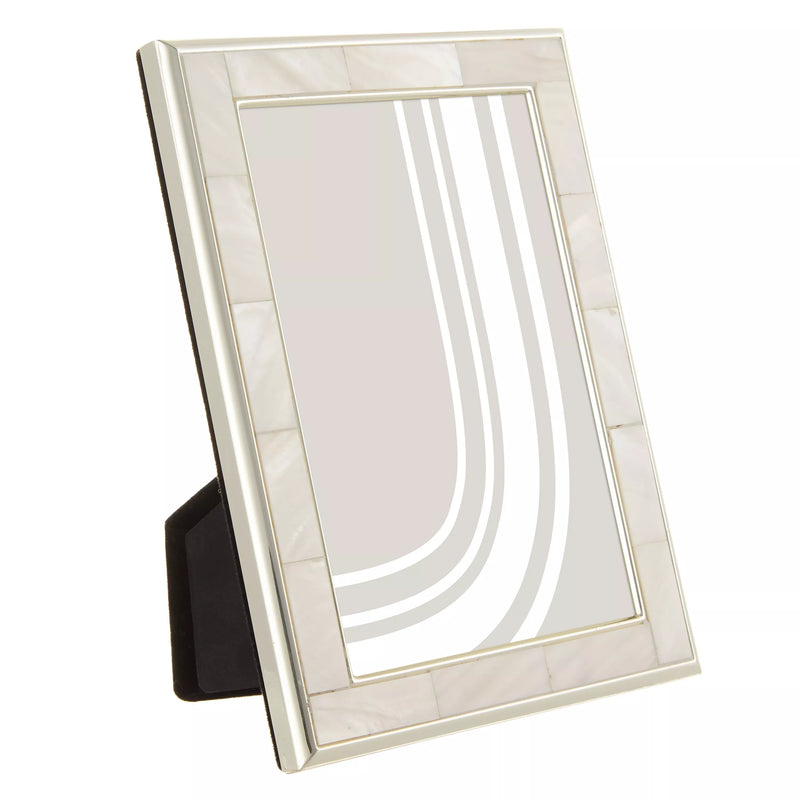 John Lewis mother of pearl photo frame, silver, UK version